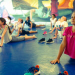 ranná rozcvička deti letný tábor Košice